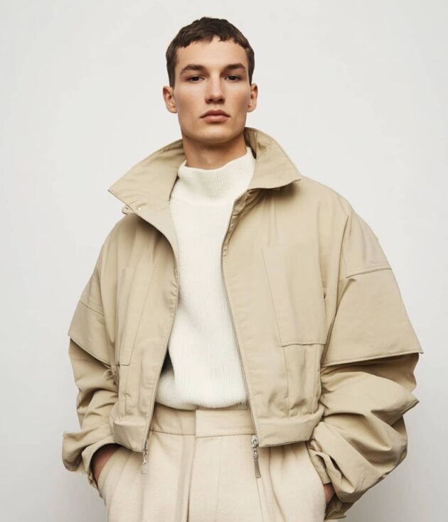 Oversized Beige Jacket
